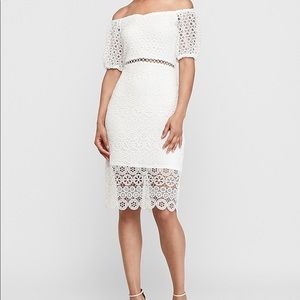 NWT Crochet Lace Midi Dress